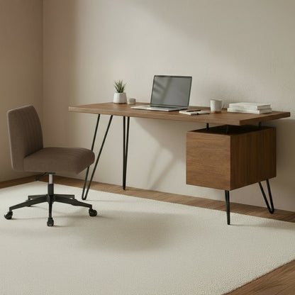 Moes Home - Sally Office Chair Light Brown - YM-1026-21 view 8