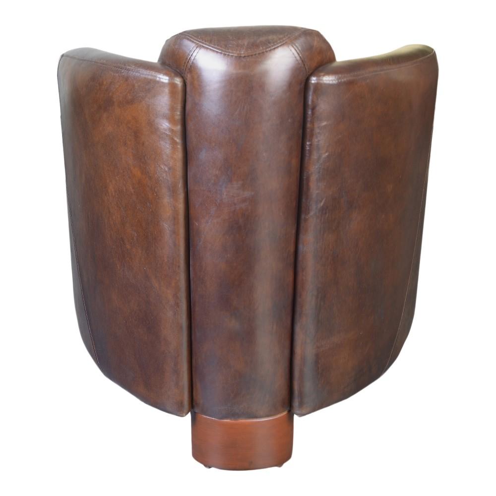 Moes Home - Salzburg Club Chair in Brown - PK-1000-20 veiw 2