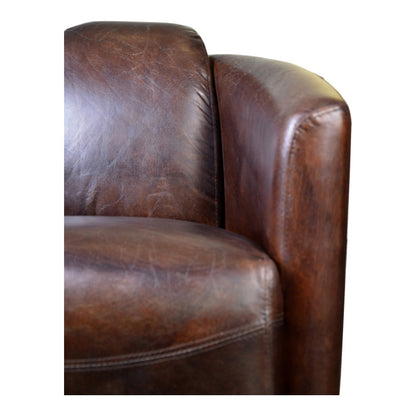Moes Home - Salzburg Club Chair in Brown - PK-1000-20 veiw 3