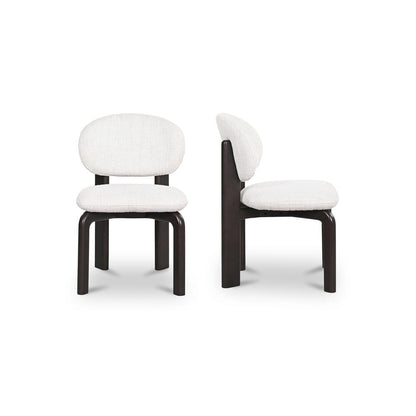 Moes Home - Sami Dining Chair White Set of 2 - EQ-1027-18 view 4