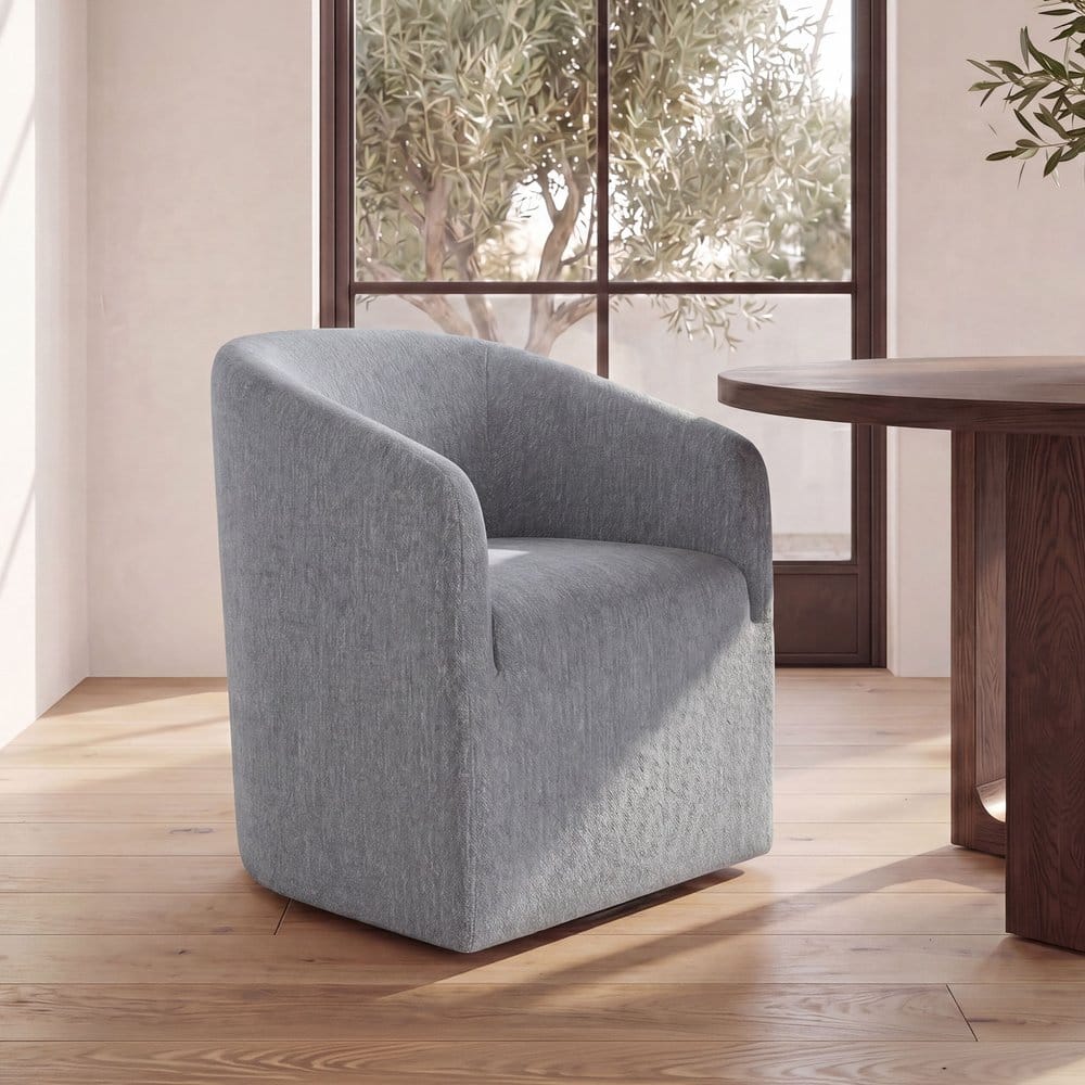 Moes Home - Sandy Rolling Dining Chair Grey - KQ-1046-15-USA view 8