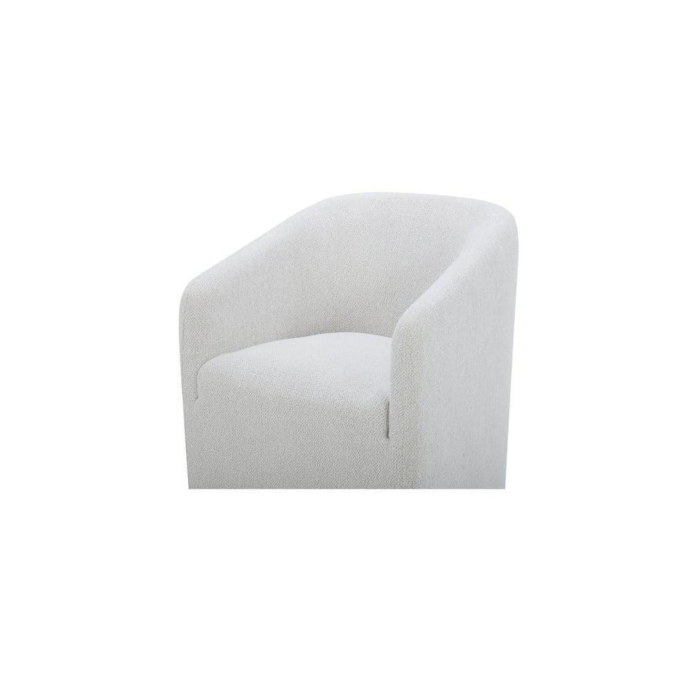 Moes Home - Sandy Rolling Dining Chair Off White - KQ-1046-05-USA view 6