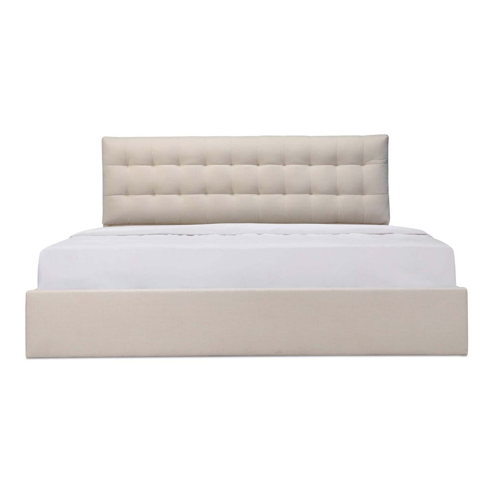 Moes Home - Sebastion King Storage Bed Cream - RN-1154-05-0 view 1