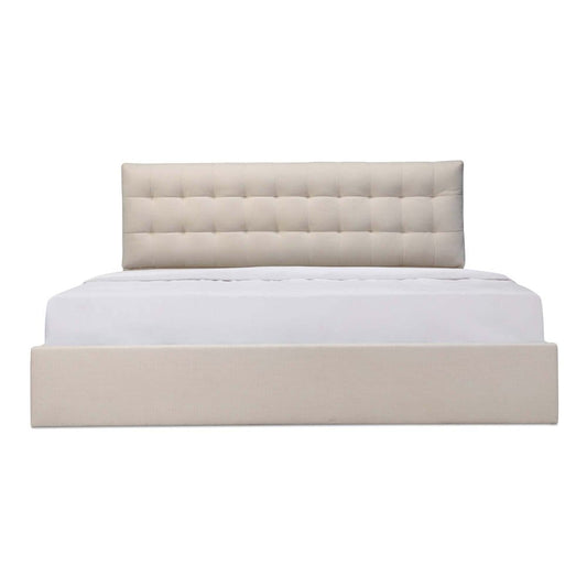 Moes Home - Sebastion King Storage Bed Cream - RN-1154-05-0 view 1