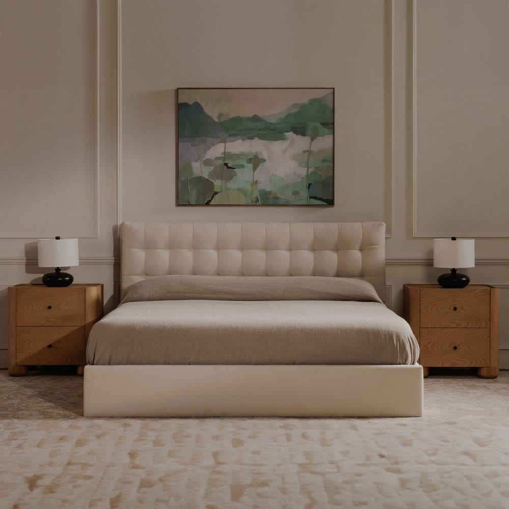 Moes Home - Sebastion King Storage Bed Cream - RN-1154-05-0 view 8