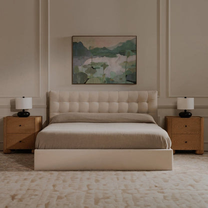Moes Home - Sebastion King Storage Bed Cream - RN-1154-05-0 view 8