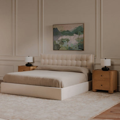 Moes Home - Sebastion King Storage Bed Cream - RN-1154-05-0 view 9