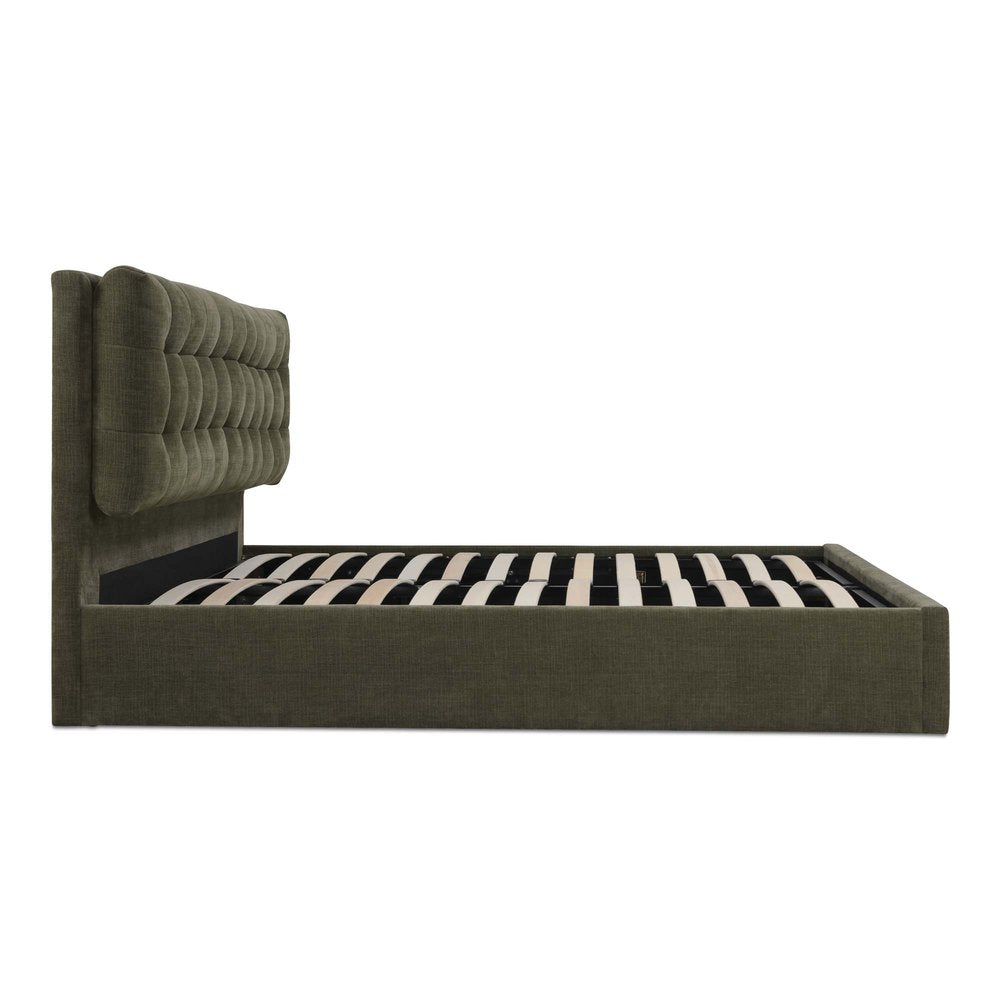 Moes Home - Sebastion King Storage Bed Green - RN-1154-27-0 view 4
