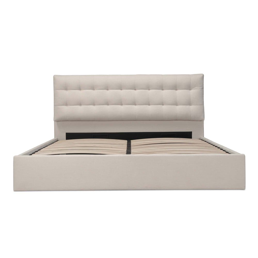 Moes Home - Sebastion Queen Storage Bed Cream - RN-1155-05-0 view 2