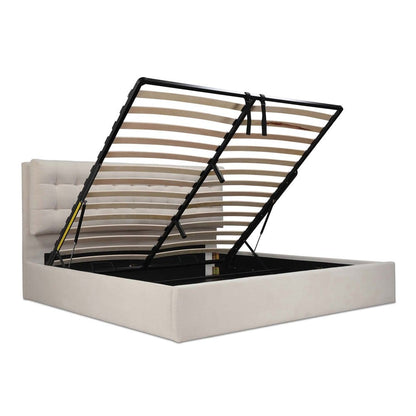 Moes Home - Sebastion Queen Storage Bed Cream - RN-1155-05-0 view 3