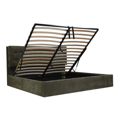 Moes Home - Sebastion Queen Storage Bed Green - RN-1155-27-0 view 3
