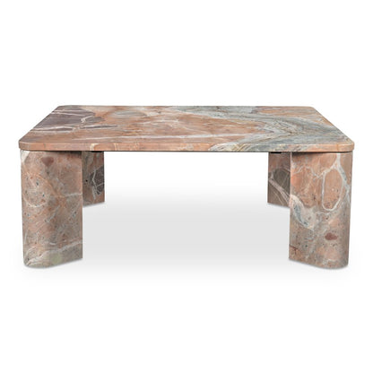 Moes Home - Segment Coffee Table Orange Levante Marble - JD-1048-12-0 view 2