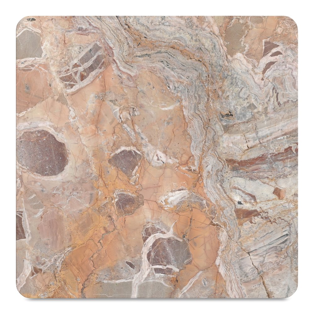 Moes Home - Segment Coffee Table Orange Levante Marble - JD-1048-12-0 view 7