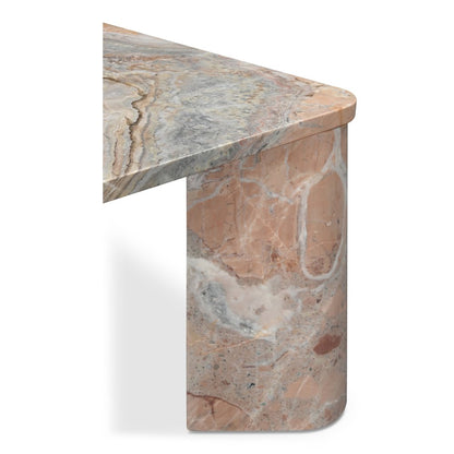 Moes Home - Segment Coffee Table Orange Levante Marble - JD-1048-12-0 view 8