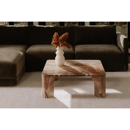 Moes Home - Segment Coffee Table Orange Levante Marble - JD-1048-12-0 view 10