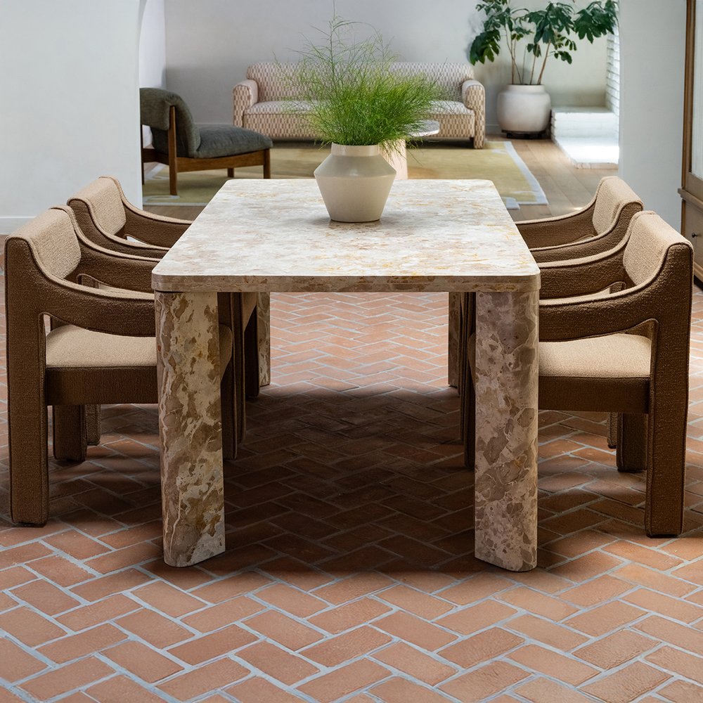Moes Home - Segment Dining Table Panther Stone Beige - JD-1107-34-0 view 10