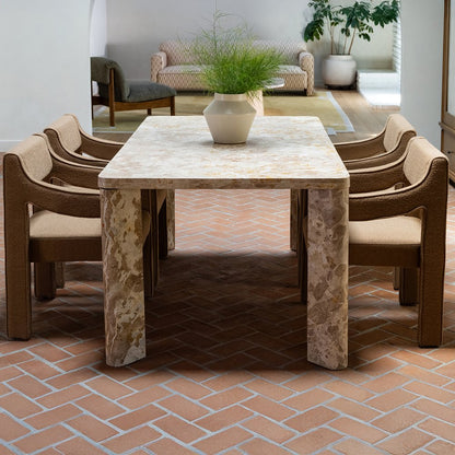 Moes Home - Segment Dining Table Panther Stone Beige - JD-1107-34-0 view 10