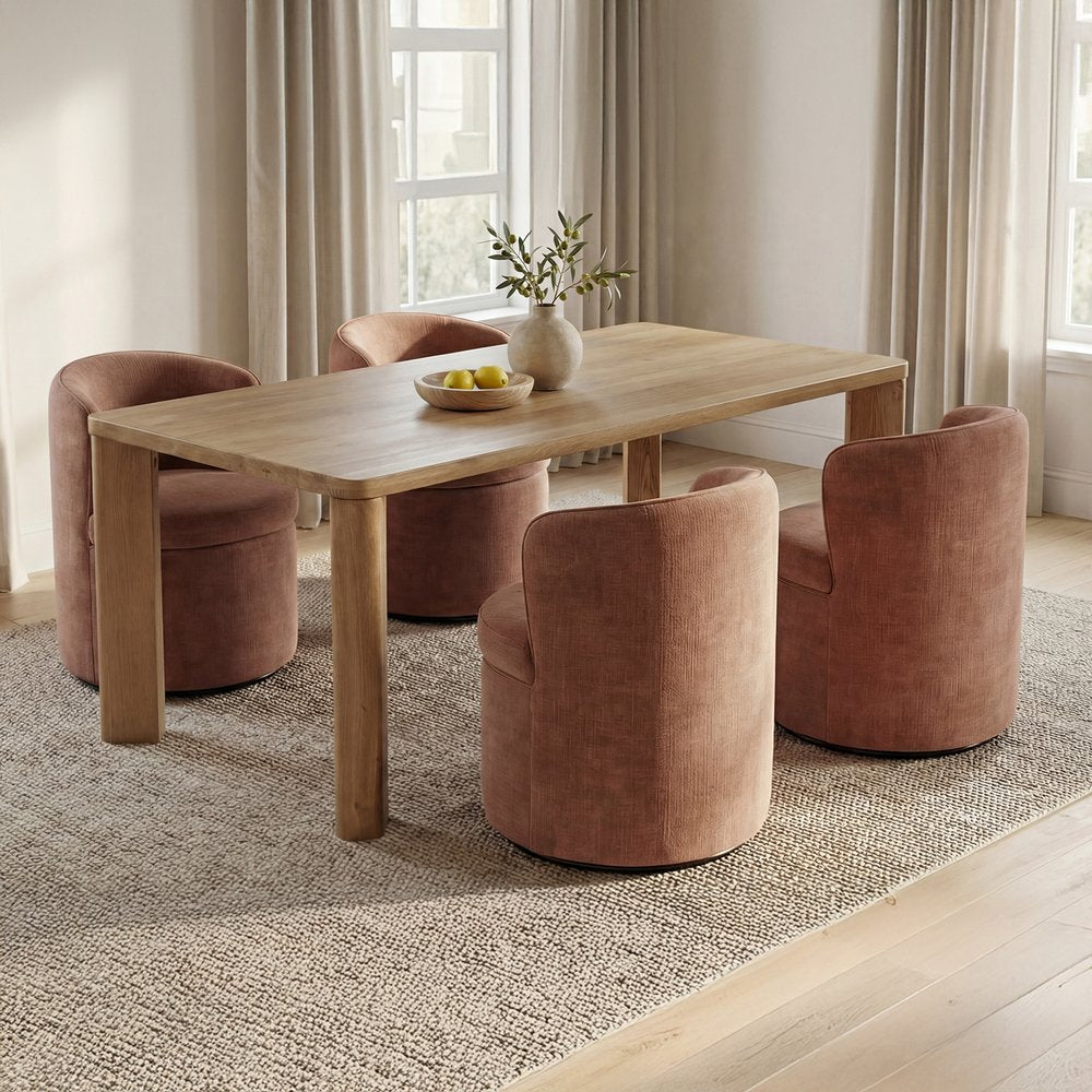 Moes Home - Segment Dining Table Wood Small Heritage Brown - JD-1107-20-0 view 11