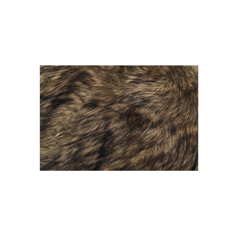 Moes Home - Serge Ottoman Brown Faux Fur - MU-1006-37 view 7
