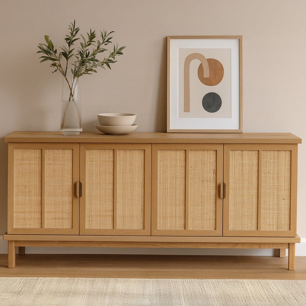 Moes Home - Seymour Sideboard Natural - HN-1000-24 view 9