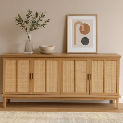 Moes Home - Seymour Sideboard Natural - HN-1000-24 view 9