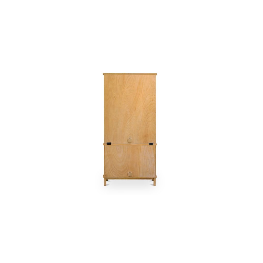 Moes Home - Seymour Tall Cabinet Natural - HN-1001-24-0 view 5