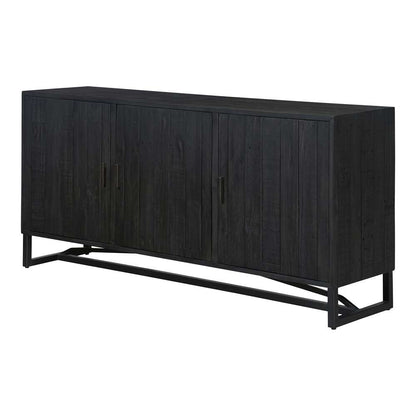 Moes Home - Sierra Sideboard Black - FR-1019-02 veiw 3