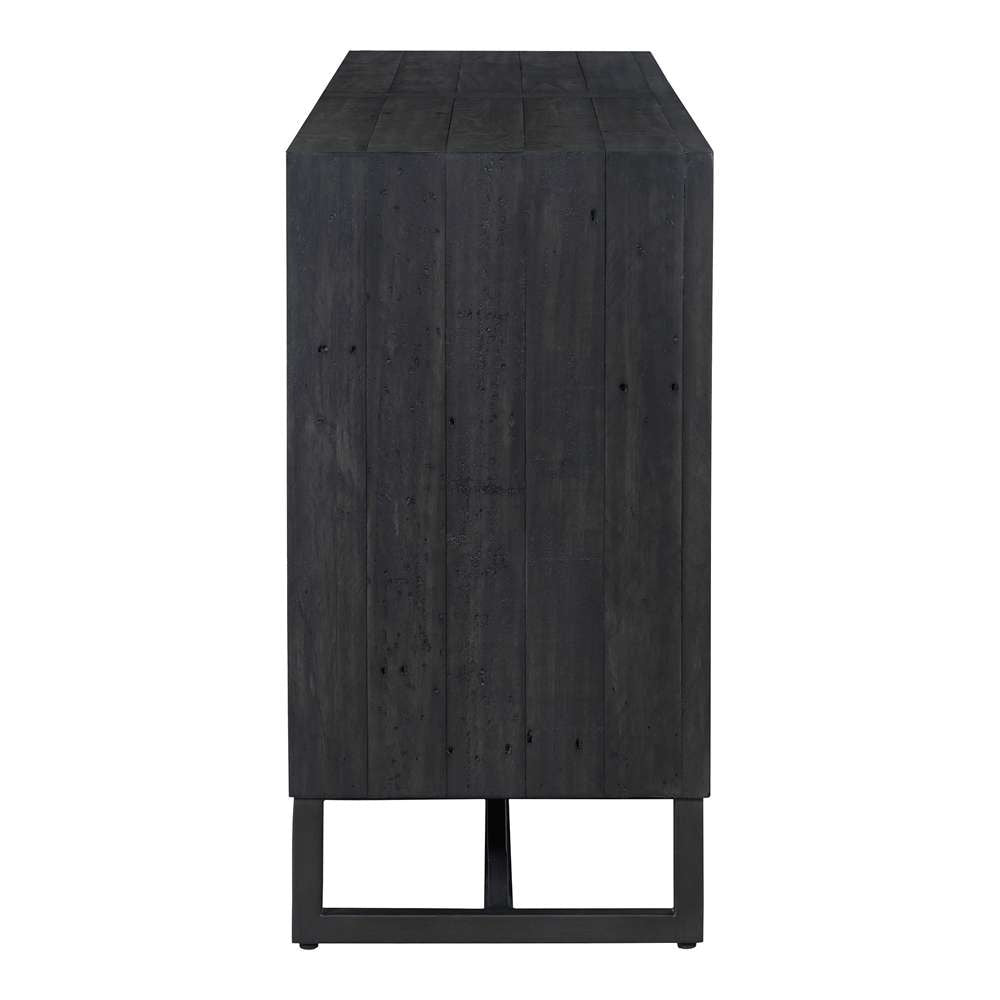 Moes Home - Sierra Sideboard Black - FR-1019-02 veiw 4