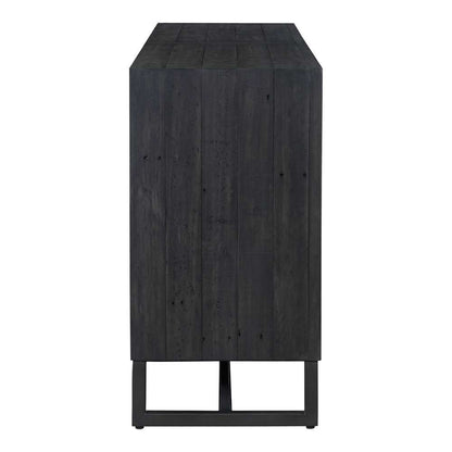 Moes Home - Sierra Sideboard Black - FR-1019-02 veiw 4