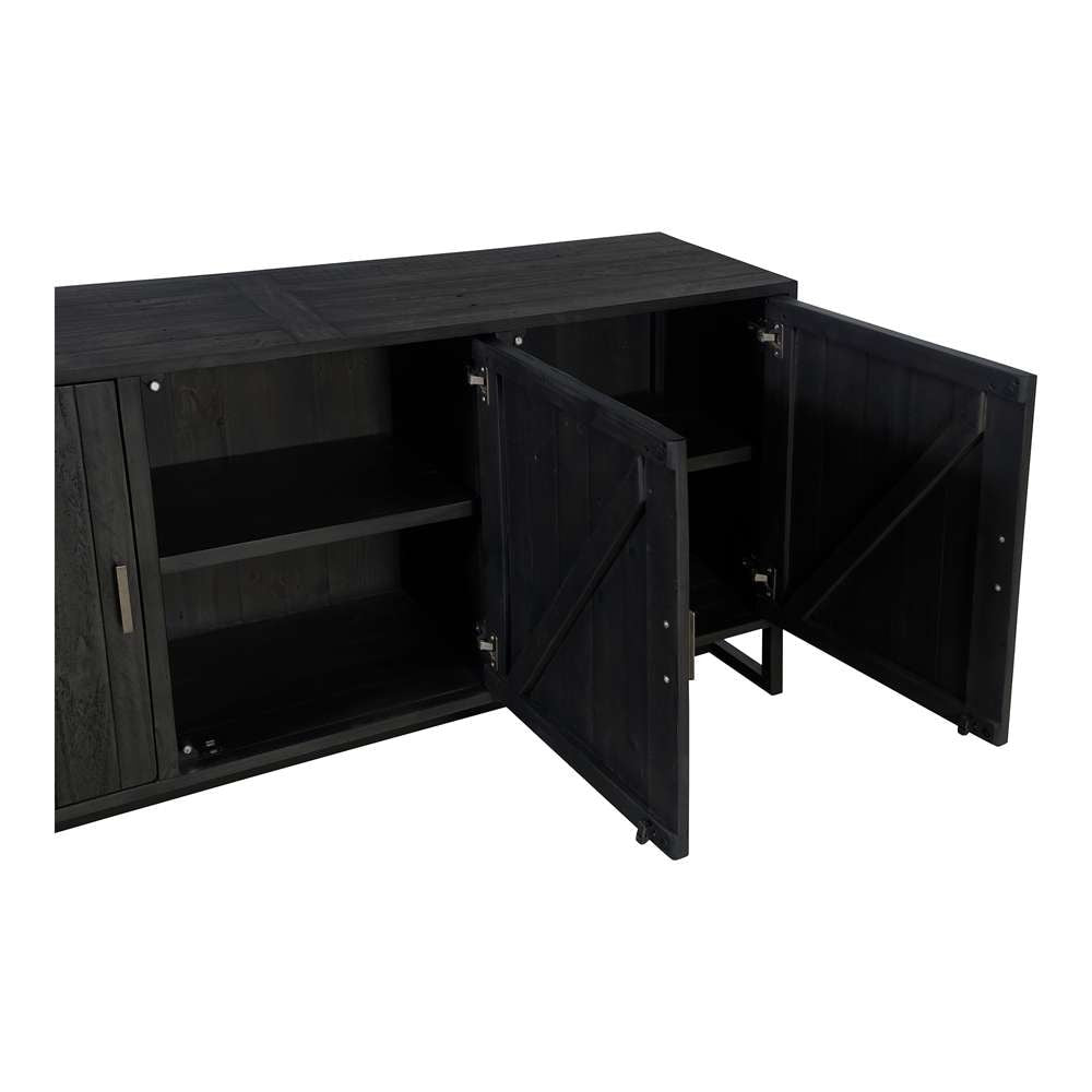 Moes Home - Sierra Sideboard Black - FR-1019-02 veiw 6