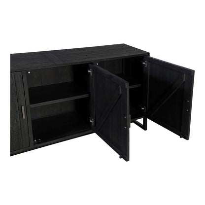 Moes Home - Sierra Sideboard Black - FR-1019-02 veiw 6