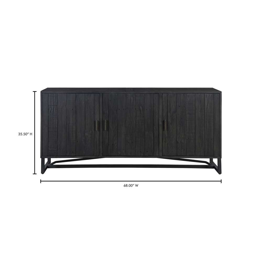 Moes Home - Sierra Sideboard Black - FR-1019-02 veiw 9