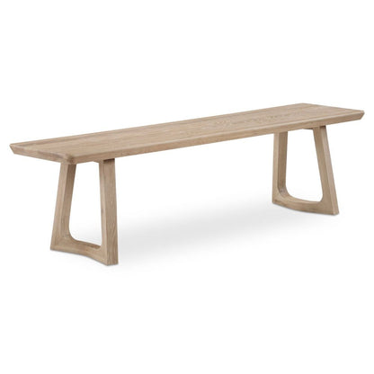 Moes Home - Silas Dining Bench Oak - BC-1160-18-0 view 3