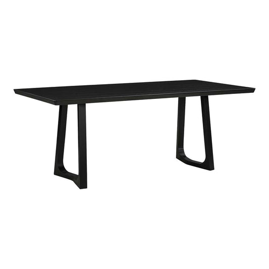 Moes Home - Silas Dining Table Black Ash - BC-1099-02-0 veiw 2