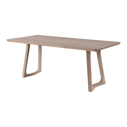 Moes Home - Silas Dining Table in White Oak - BC-1098-18-0 veiw 1