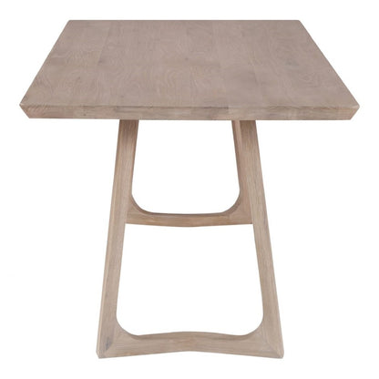 Moes Home - Silas Dining Table in White Oak - BC-1098-18-0 veiw 3
