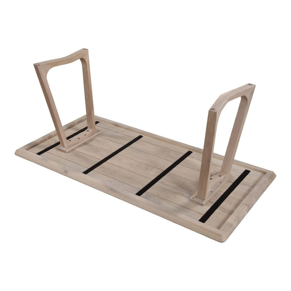 Moes Home - Silas Dining Table in White Oak - BC-1098-18-0 veiw 4