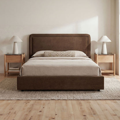 Moes Home - Simon King Storage Bed Brown - RN-1159-20-0 view 7
