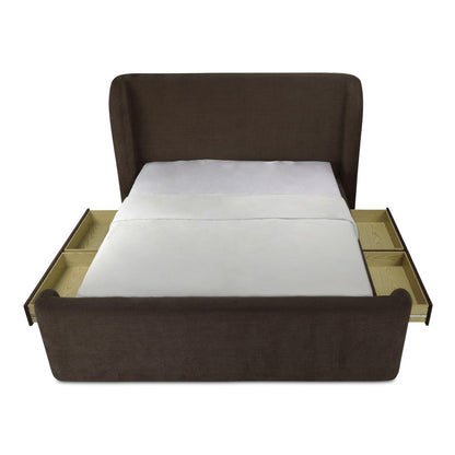 Moes Home - Sophia King Storage Bed Brown - RN-1153-03-0 view 3
