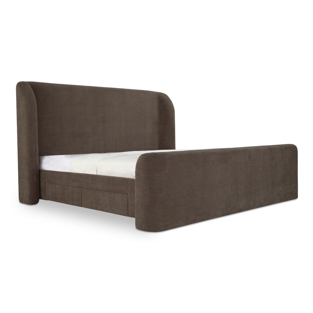 Moes Home - Sophia King Storage Bed Brown - RN-1153-03-0 view 5
