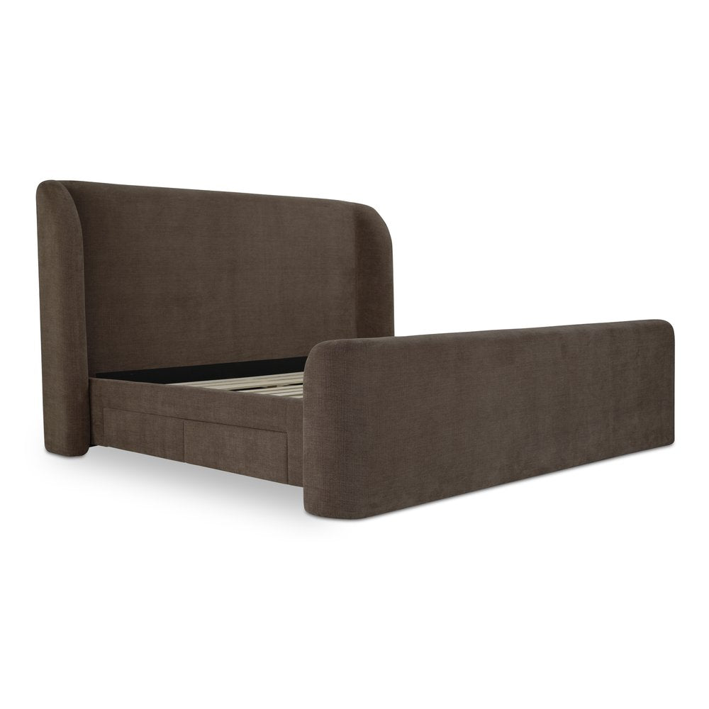 Moes Home - Sophia King Storage Bed Brown - RN-1153-03-0 view 6