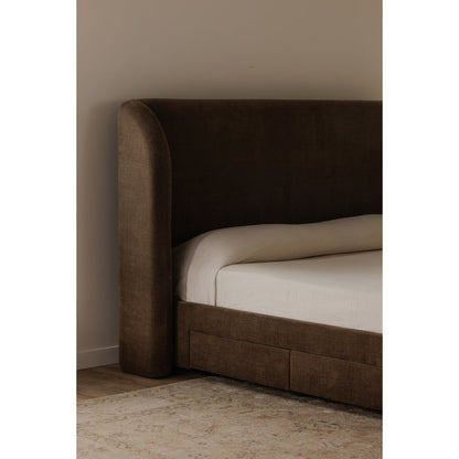 Moes Home - Sophia King Storage Bed Brown - RN-1153-03-0 view 13