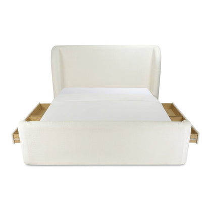 Moes Home - Sophia King Storage Bed Cream - RN-1153-05-0 view 3
