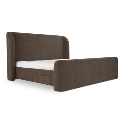 Moes Home - Sophia Queen Storage Bed Brown - RN-1152-03-0 view 5