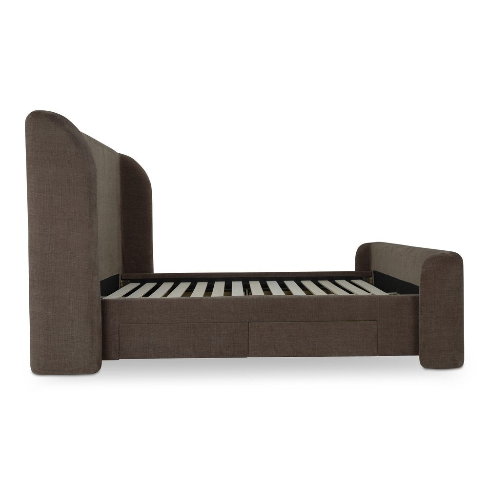 Moes Home - Sophia Queen Storage Bed Brown - RN-1152-03-0 view 8