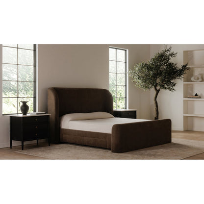 Moes Home - Sophia Queen Storage Bed Brown - RN-1152-03-0 view 16