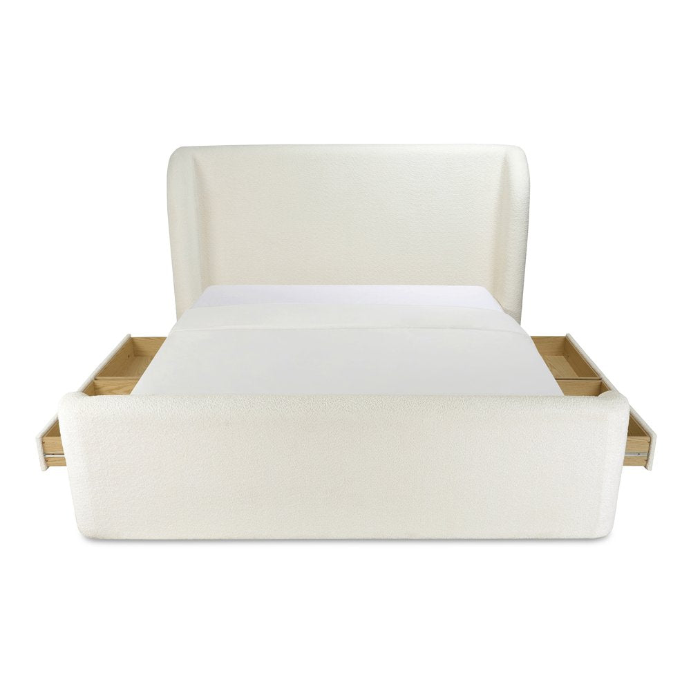 Moes Home - Sophia Queen Storage Bed Cream - RN-1152-05-0 view 3