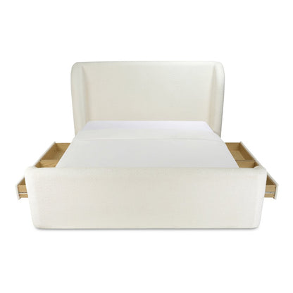 Moes Home - Sophia Queen Storage Bed Cream - RN-1152-05-0 view 3