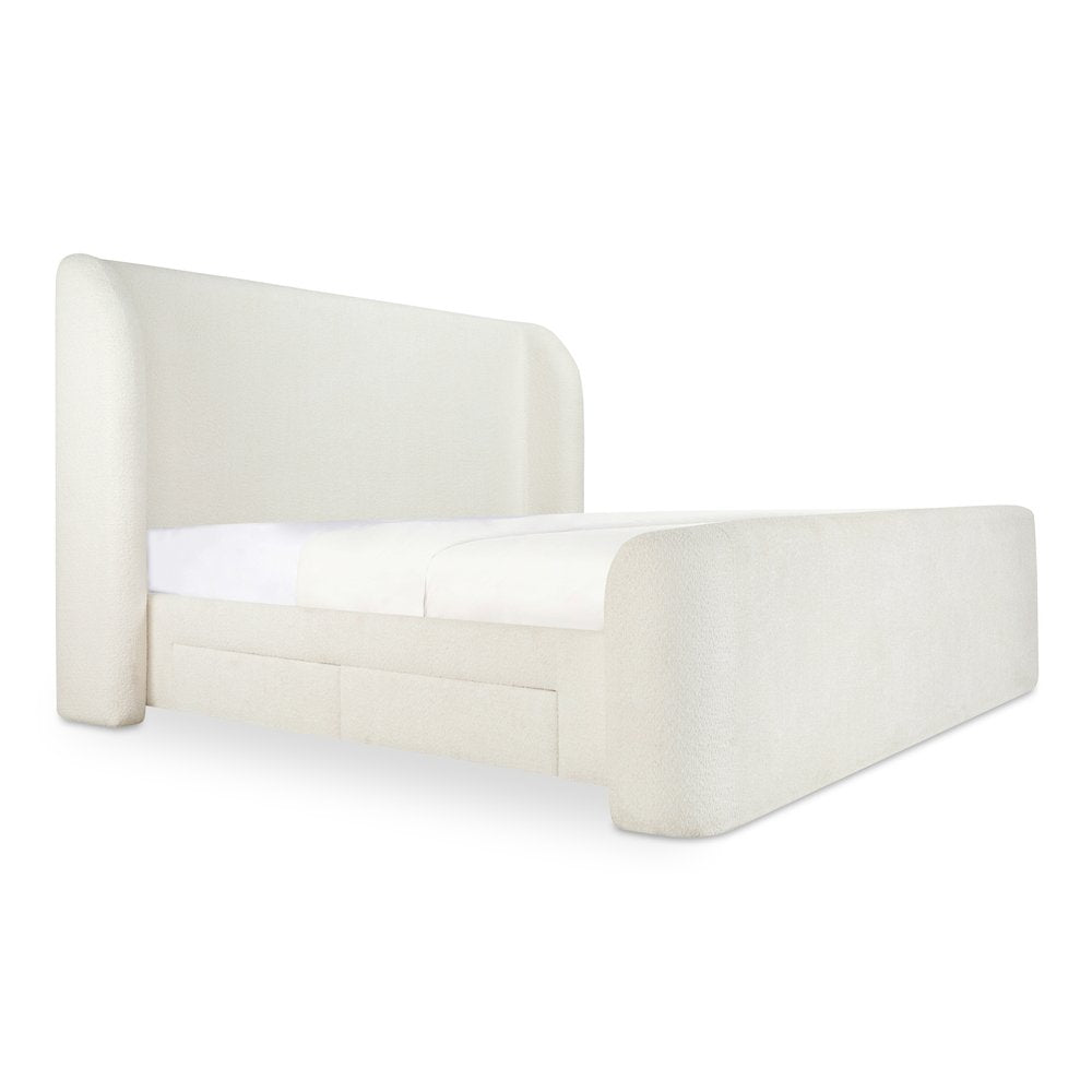 Moes Home - Sophia Queen Storage Bed Cream - RN-1152-05-0 view 5