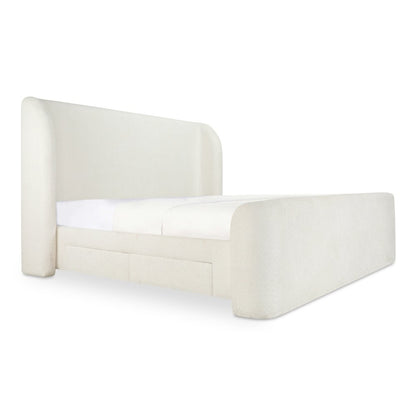 Moes Home - Sophia Queen Storage Bed Cream - RN-1152-05-0 view 5